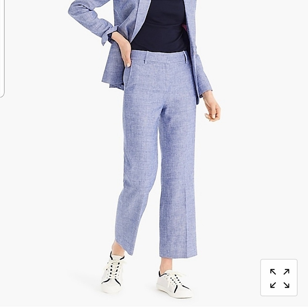 J. Crew High-rise Peyton wide-leg pant in stretch, sz 00
